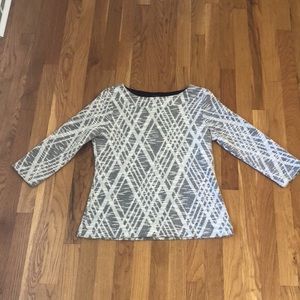 Ann Taylor Three Quarter Sleeve Knit Top
